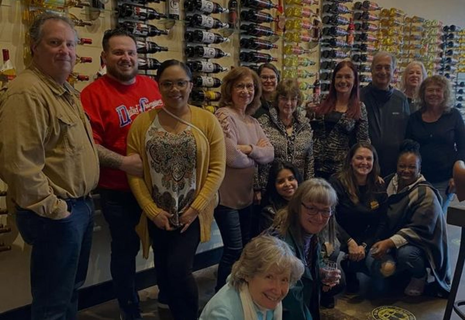 Widow Care wine gathering